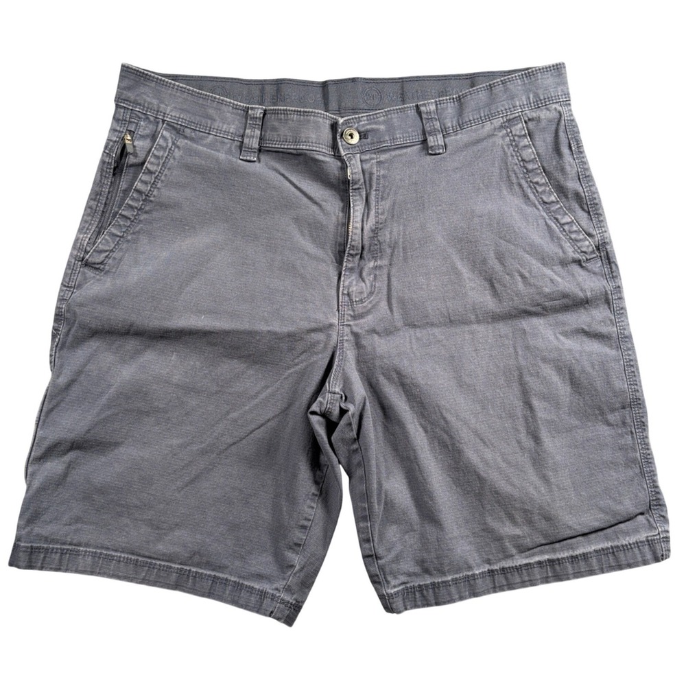 Weatherproof Utility‎ Shorts Mens 36 Grey Ripstop Cargo Hiking Adventure